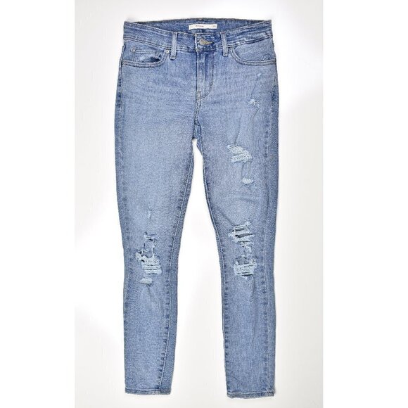 Levi's Denim - Levi's 711 Skinny Distressed Jeans 25